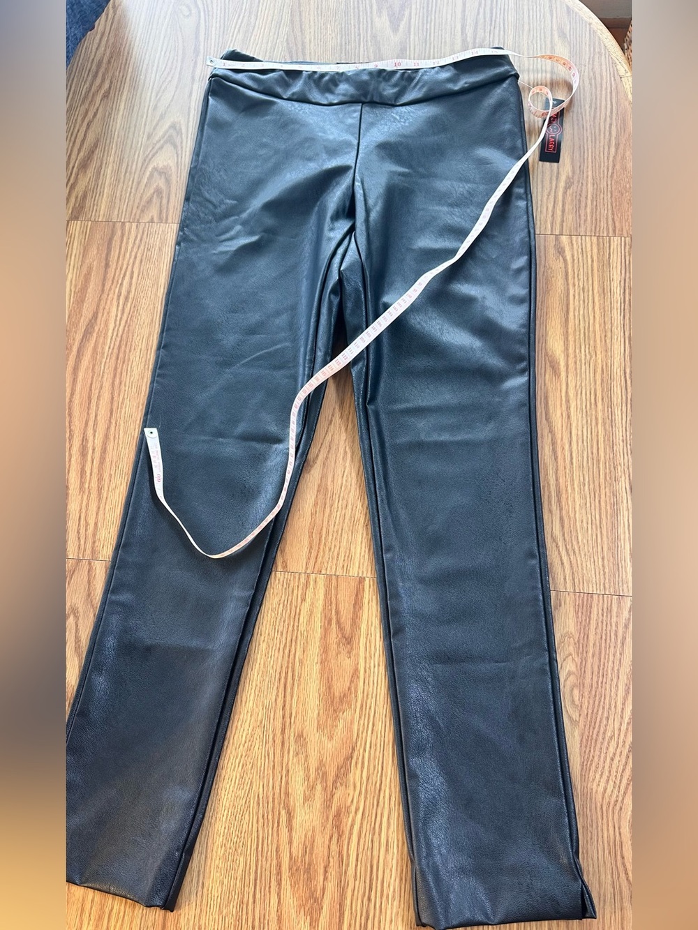Krazy Larry Brand, Pull On Pleather Pants Black, size 8, NWT